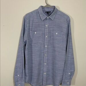 Gap sz med mens shirt blue long sleeve semi dressy